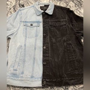 Two-Tone Men’s Denim Jacket